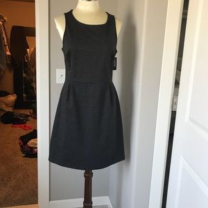 New Charcoal gray dress, size Large Petite.